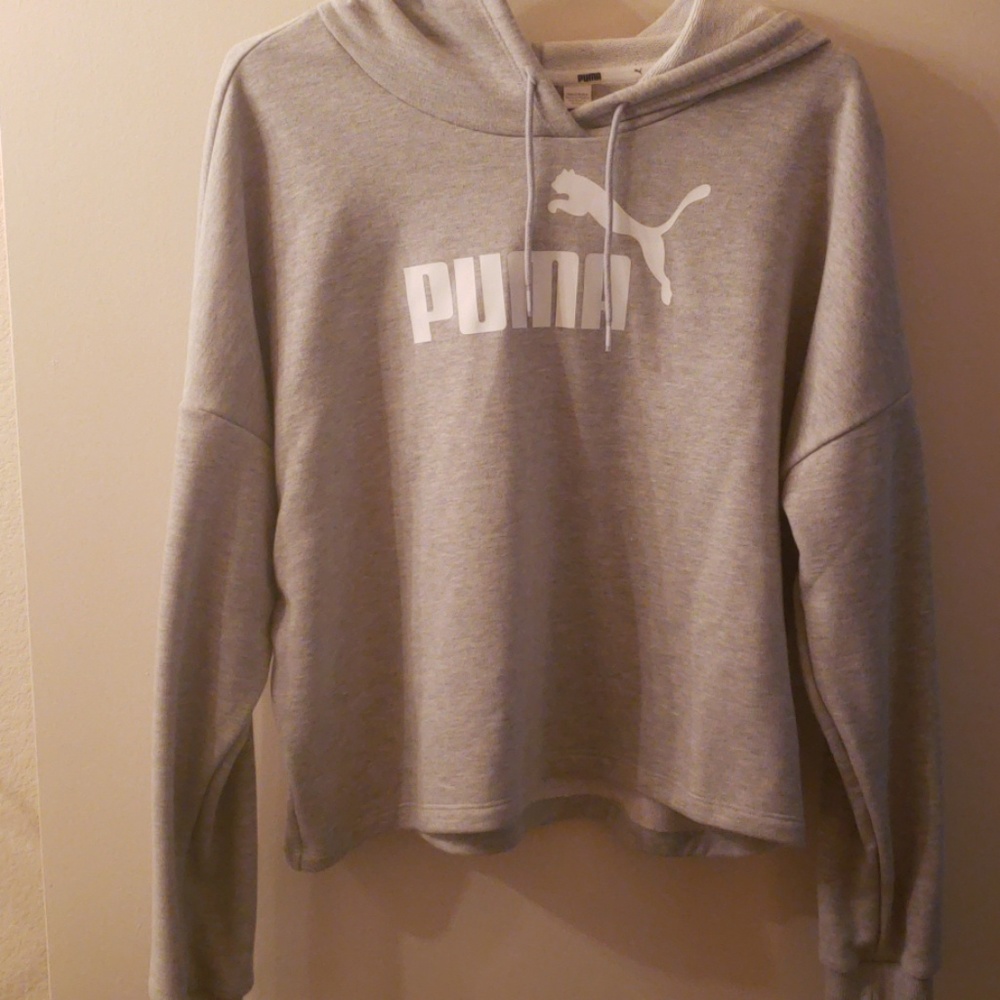 Puma cropped hoodie